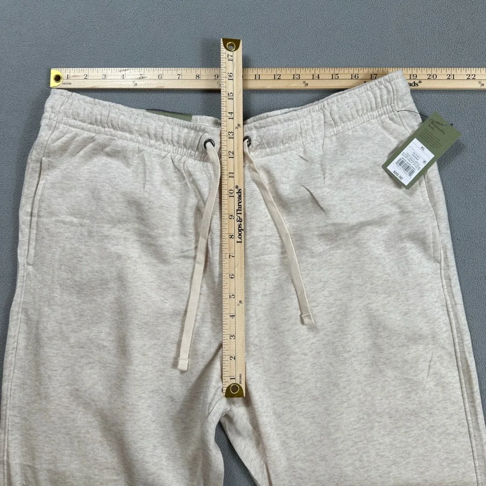Goodfellow & Co Mens Jogger Pants XL Beige Relaxed Fit Drawstring Elastic W NWT